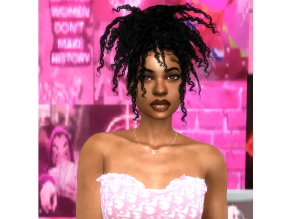 Alpha Free Gift Designer Necklace - The Sims 4 Custom Content