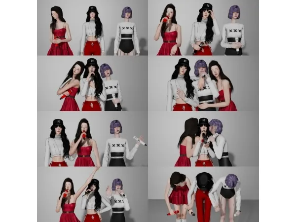 Mix 194)We want to be your idol - The Sims 4 Custom Content