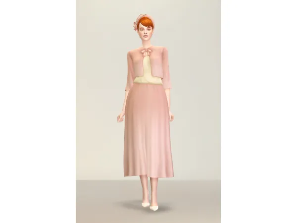 Maxis Match Lady of Dress II (22 color) by Rusty's - The Sims 4 Custom Content