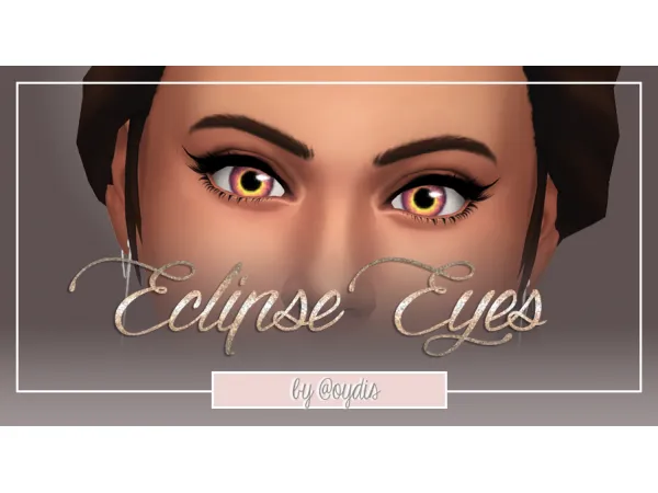 Maxis Match Eclipse Eyes by oydis - The Sims 4 Custom Content