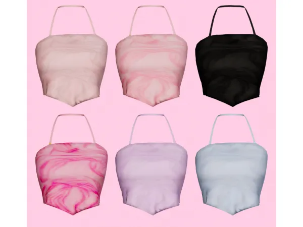 Mix Bandana Top - The Sims 4 Custom Content