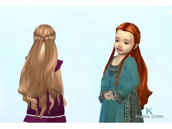 Maxis Match Tauriel Hairstyle for Toddlers - The Sims 4 Custom Content