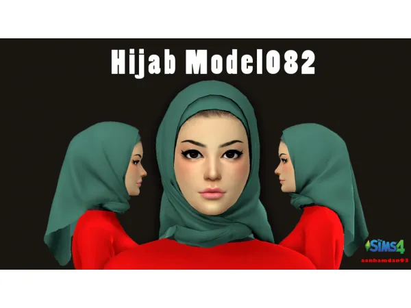Alpha Hijab Model 082 - The Sims 4 Custom Content