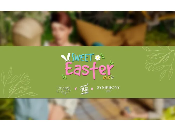 Mix Sweet Easter Pack by artificial_images - The Sims 4 Custom Content