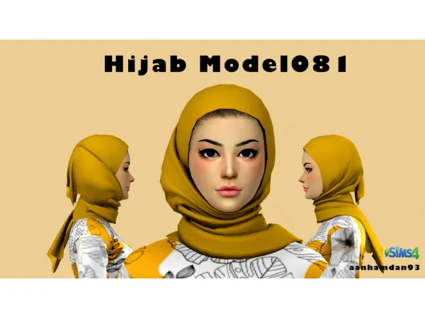 Mix Hijab Model 081 - The Sims 4 Custom Content