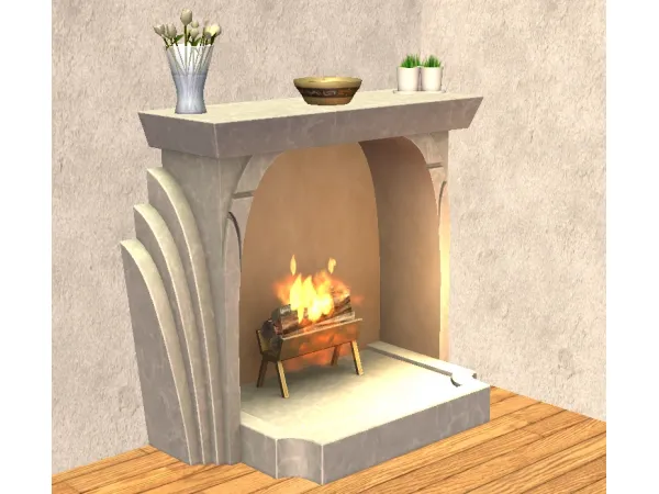 Store Glitz Glamour Fireplace For - The Sims 2 Custom Content