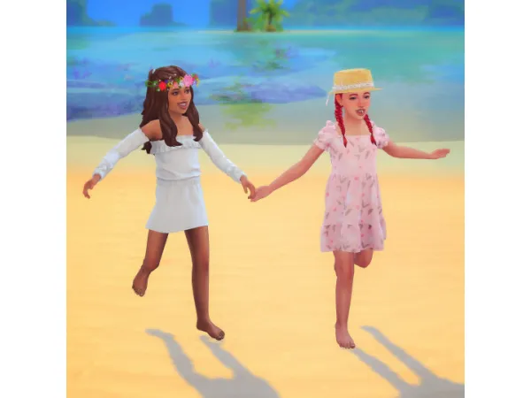 Maxis Match Best Friends Forever Pose Pack - The Sims 4 Custom Content