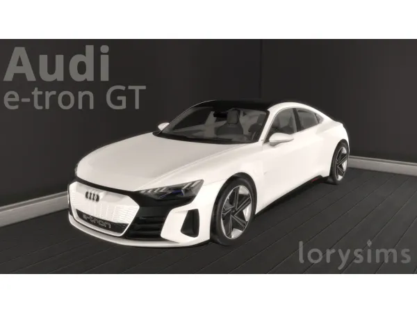 Mix 2021 Audi e tron GT by LorySims - The Sims 4 Custom Content