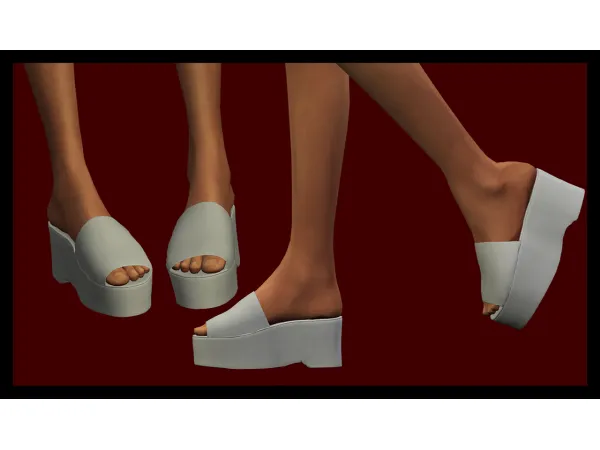 Maxis Match R0ach3z Sims4 Platform Slippers - The Sims 4 Custom Content