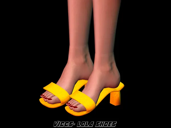 Alpha VICCS_LOLA HEELS - The Sims 4 Custom Content