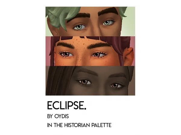 Maxis Match eclipse eyes by oydis - The Sims 4 Custom Content