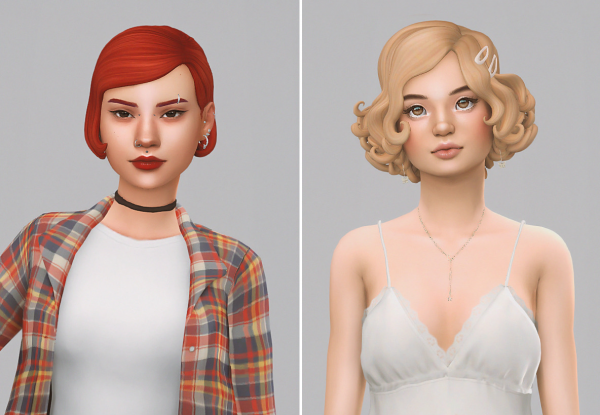 Maxis Match franzi caitlyn maxified by simsfinds - The Sims 4 Custom Content