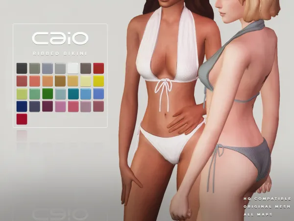 Ribbed Bikini