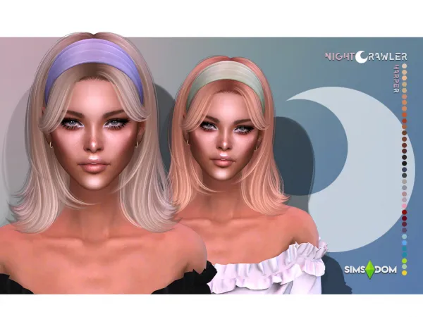 Alpha nightcrawler harper hair - The Sims 4 Custom Content