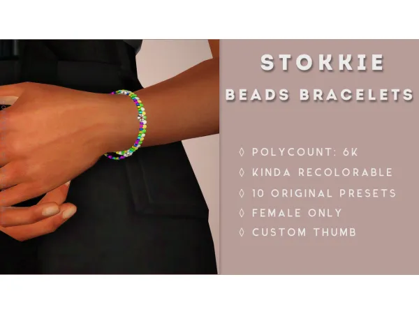 BEADS BRACELETS - The Sims 3 Custom Content