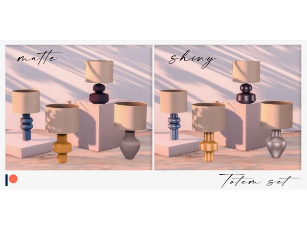 Mix Totem set by Winner9 - The Sims 4 Custom Content