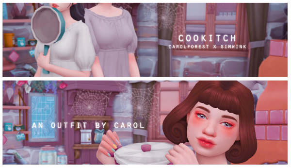 Maxis Match COOKITCH a collab by simsfinds - The Sims 4 Custom Content