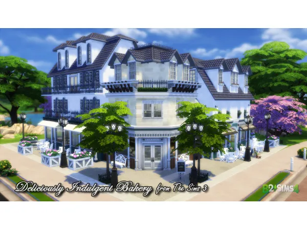 Maxis Match Deliciously Indulgent Bakery (No ) to Build 2 by Brunnis - The Sims 4 Custom Content