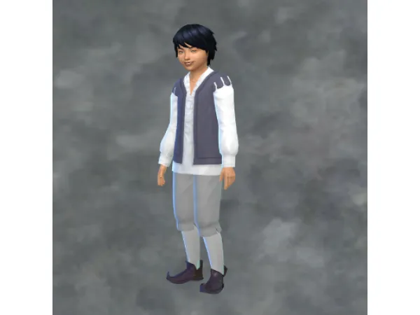 Maxis Match TSM Fancy Pointy Shoes for kids - The Sims 4 Custom Content