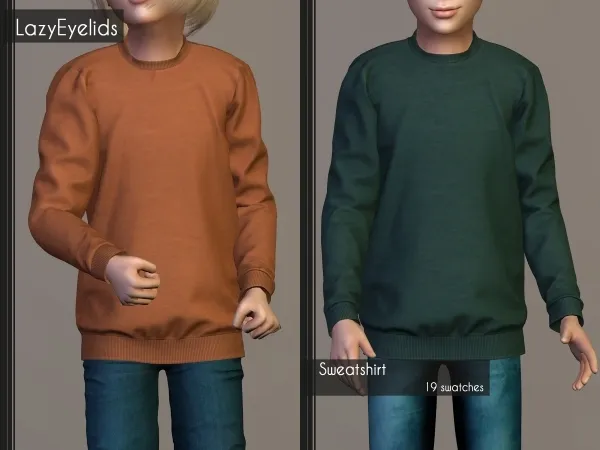 Alpha Sweatshirt - The Sims 4 Custom Content