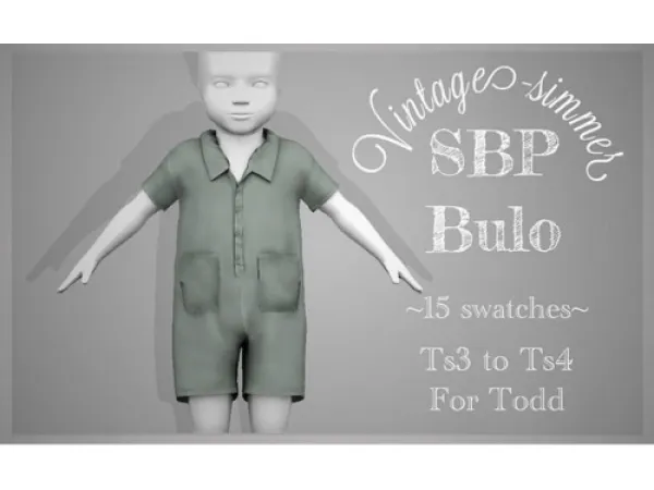 Maxis Match SBP Bulo - The Sims 4 Custom Content