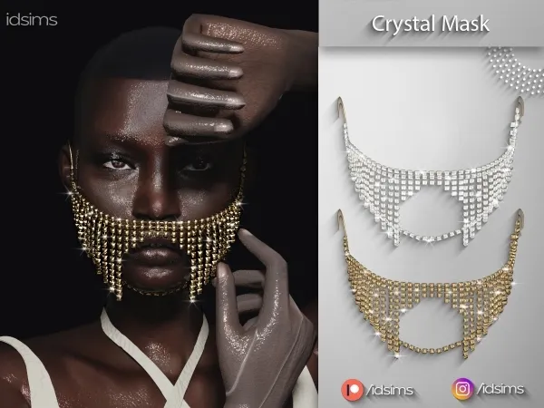 Alpha Crystal Mask - The Sims 4 Custom Content