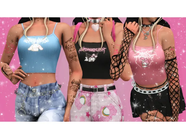 Maxis Match edgy girl - The Sims 4 Custom Content
