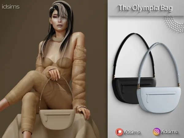 Alpha The Olympia Bag by polygoncouture - The Sims 4 Custom Content