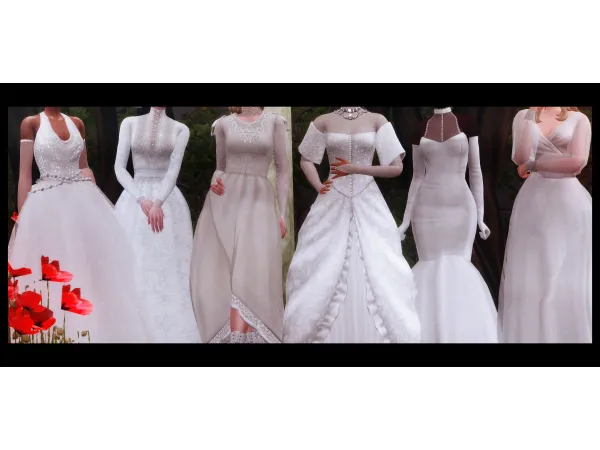 Maxis Match Brides of the Undead by zeussim - The Sims 4 Custom Content