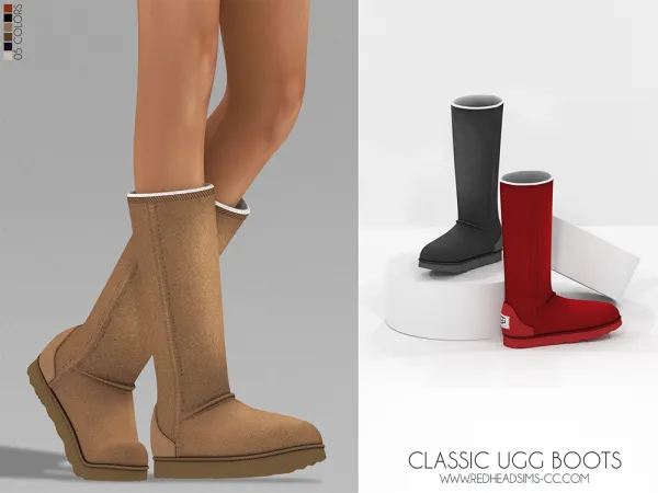 Alpha CLASSIC UGG BOOTS - The Sims 4 Custom Content