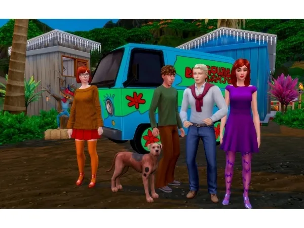 Maxis Match Scooby Doo where are you - The Sims 4 Custom Content