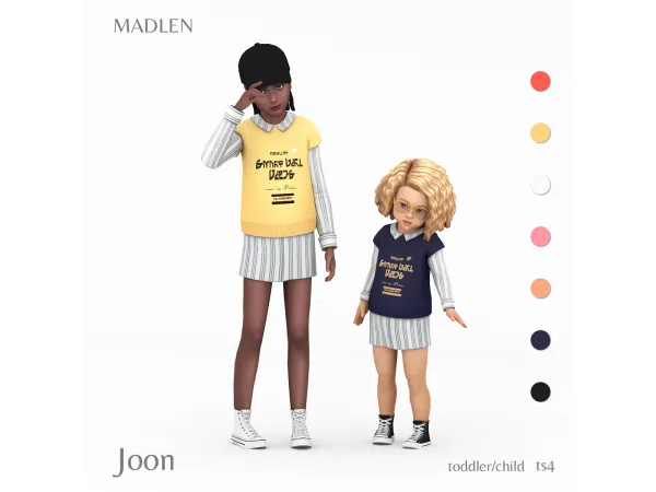 Maxis Match Joon Outfit by madlensims - The Sims 4 Custom Content