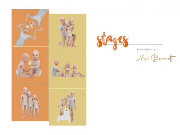 Mix Stages Posepack - The Sims 4 Custom Content