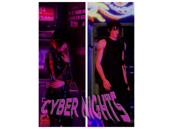 Cyber Nights Preset - The Sims 3 Custom Content