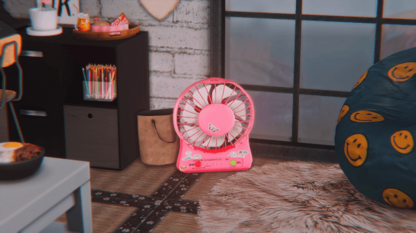 Mix Functional fans set by simsfinds - The Sims 4 Custom Content