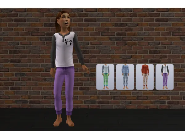 MDPs 4t2 SP16 Pajama - The Sims 2 Custom Content