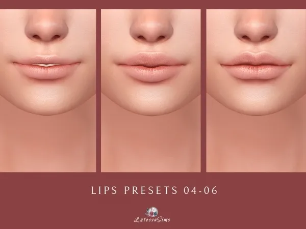Lips Presets 04-06