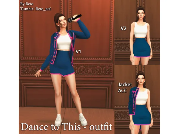 Mix Dance to this Collection (Extra ) by Beto Updated - The Sims 4 Custom Content