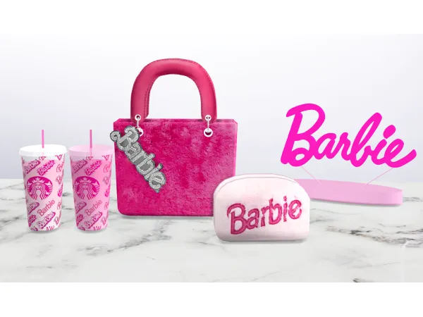 Alpha Barbie Clutter Set by simmerkatex - The Sims 4 Custom Content