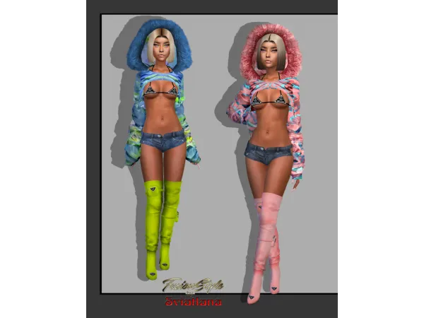 Alpha High boots by fusionstylesims4 - The Sims 4 Custom Content