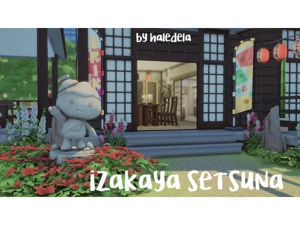 Maxis Match haledela Izakaya Setsuna - The Sims 4 Custom Content
