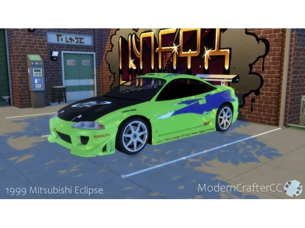 Mix 1999 Mitsubishi Eclipse - The Sims 4 Custom Content