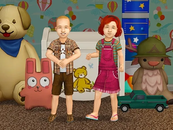 Little Toddler Posebox - The Sims 2 Custom Content