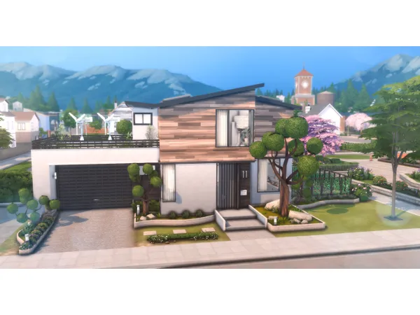 Maxis Match Eco Family Home Limited Pack Build No - The Sims 4 Custom Content