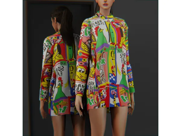 Alpha Lazy Oaf Cereal by Stranger Creations - The Sims 4 Custom Content