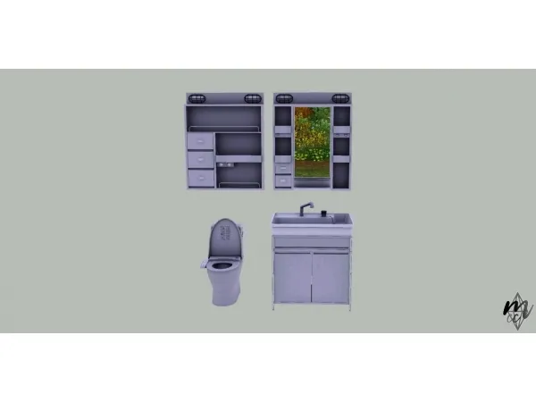 Bathroom Series 8 - The Sims 3 Custom Content