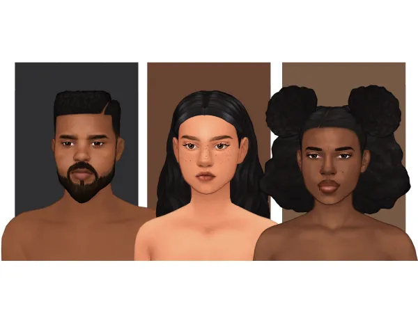 Maxis Match UPDATED HAIR SWATCHES MORE - The Sims 4 Custom Content