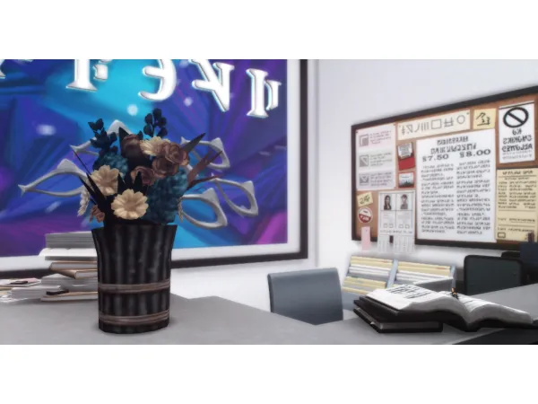 Maxis Match Office (FountainView Penthouse) by Alerion - The Sims 4 Custom Content