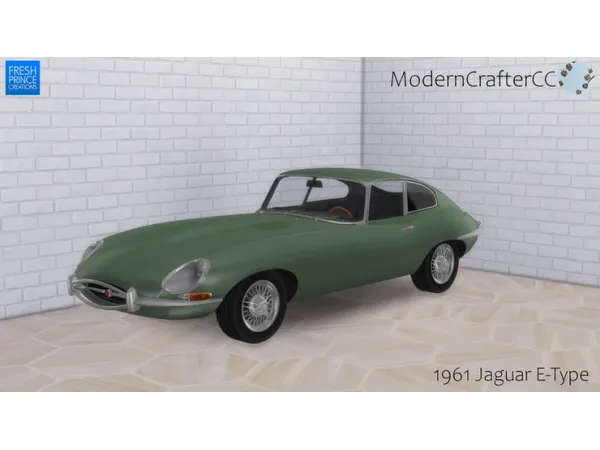 Mix 1961 Jaguar E Type - The Sims 4 Custom Content