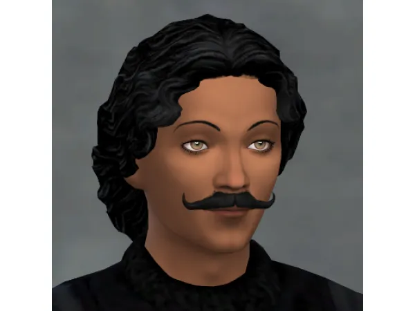 Maxis Match TSM Curly Long Ponytail - The Sims 4 Custom Content